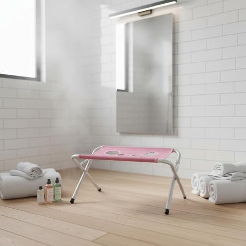 Grooming Pet Bath Stand Mesh Bathing Station, Foldable Metal Frame, Gray | Foldable Metal Structure with Quick Surface and Strap Suitable for pet Washing Maintenance Travel Grooming