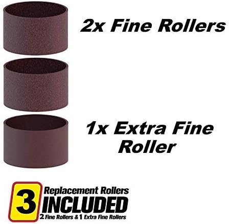 Bell+Howell PAWPERFECT Set of 2 Pet Nail Rotating File with 7000-14000 RPM's, Dog Nail Grinder Gentle and Painless Trimmer in 3 Modes with 3 Replacement Rollers for Dogs Cats Nail Kit As Seen On TV