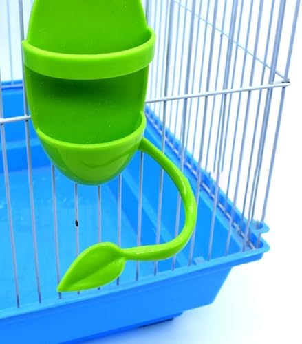2pcs Parrot Cuttlebone Holder Bird Food Stand Plastic Cage Feeders Clips for Cockatiels Parakeets Pet Feeding Device for Calcium Supplement