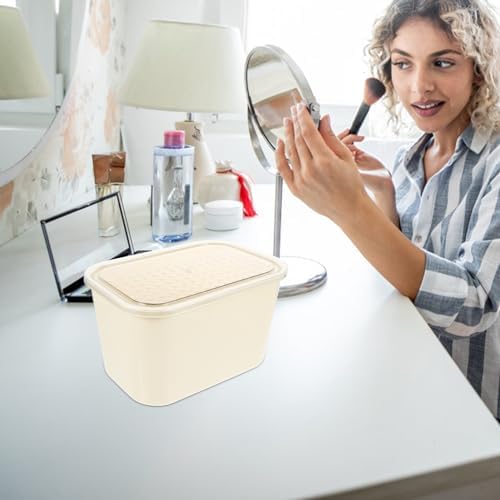 TEHAUX Book Storage Organizer Lid Pet Container for Home Office Kitchen and Bathroom for Books Toys Snacks