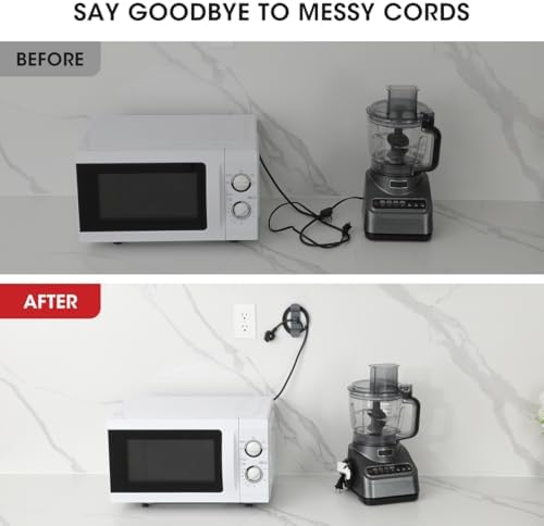 Aieve Cord Organizer for Kitchen Appliances, 12 Pack Cord Wrap Cord Holder Cord Keeper for Kitchen Organizers and Storage, Cable Organizer for Appliances