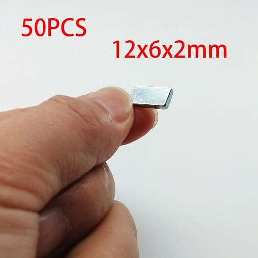 12x6x3mm Block Strip Super Neodymium Rectangular NdFeB Rare Earth Iron Boron Permanent Magnetic Imanes Magnets(50pcs 12x6x2mm)
