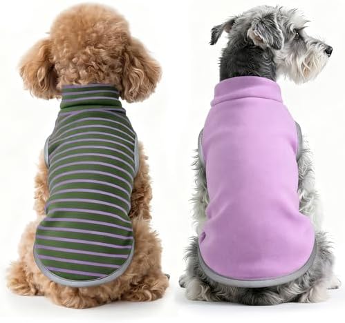 Idepet Dog Fleece Sweater,Soft Puppy Sweatshirt Warm Winter Shirt