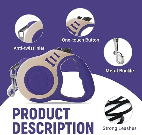Retractable Dog Leash Automatic Telescopic Tractor Dog Tape