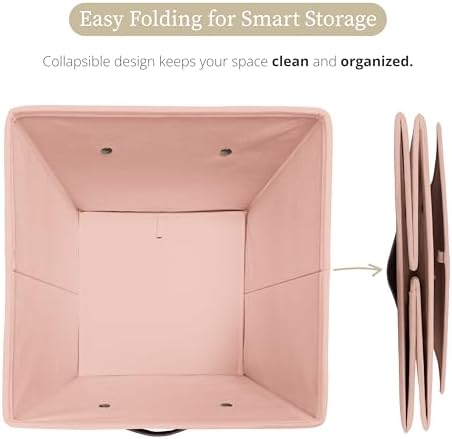 DECOMOMO Storage Bins, Storage Baskets for Shelves