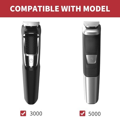 Yinke Travel Storage Case for Philips Norelco Multigroom Series 3000/5000, MG3740/40, MG5910/49 - Protective Organizer for Beard Trimmer, Attachments, Face & Ear Hair Trimmer, and Hair Clipper Shaver