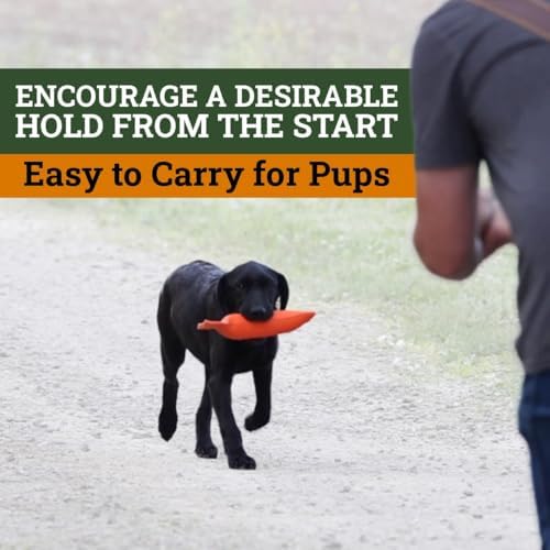 DogBone Firehose Dog Bumper for Hunting & Sporting Dog Training - Perfect Floating Dummy for Water Retrieving & Fetch - Ideal Canvas Alternative for Puppies or Adult Retrievers & Includes Throw Loop