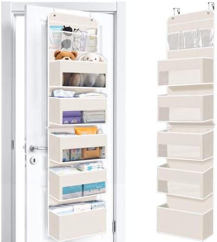 Over The Door Organizer Storage behind Door Hanging Organizer for Nursery