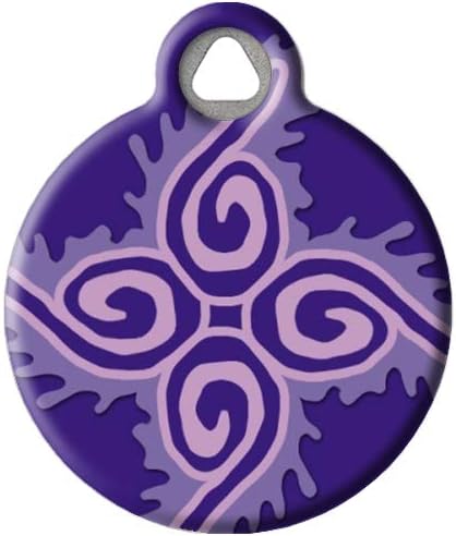 Lupine Pattern Jelly Roll Custom Pet ID Tag for Dogs and Cats (Small) Lupine Brand Matching Tag, Complements Lupine Leash and Collar Patterns, Customizable Dog Tags