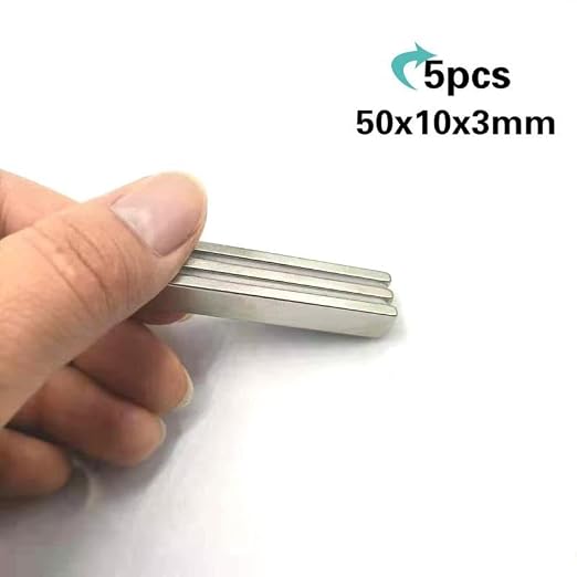 Neodymium Bar 50x10x3mm Samll Rectangle Super Permanent Rare Earth Magnetic Strip Magnets