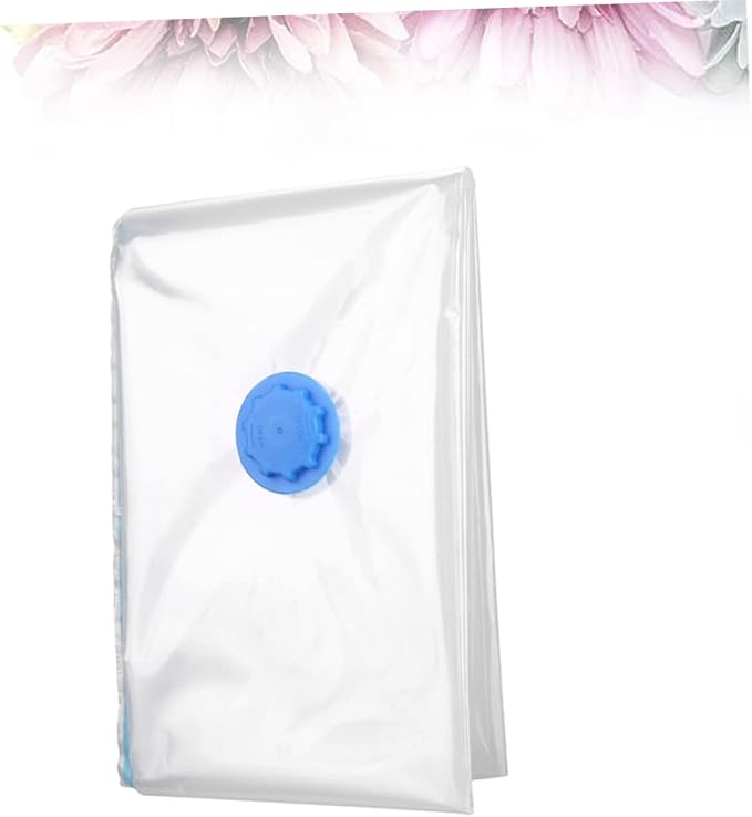 Vacuum Storage Bags 50x60cm PET and PE Waterproof Compression | White Space Saver Organizer, Sealed Bag Design, Clothes and Comforter Storage, Vacuum Compression Use