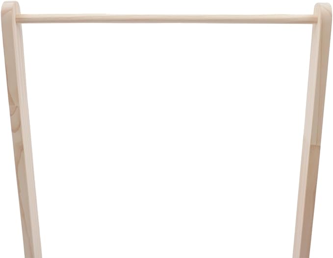 2 Tier Children Pets' Clothes Rack, Kids Clothing Rack, Small Clothes Rack Kids Dress Up Storage, Wooden Garment Display Hanging Rack, Pet Cloth Organizer