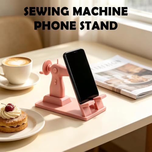 Sewing Machine Phone Stand, Hands-Free Desk Accessory (Set-9)