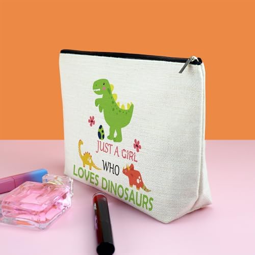 Dinosaur Gifts For Adults Makeup Bag Dinosaur Gifts For Dinosaurs Lovers Dinosaurs Decor Cosmetic Bag Gifts For Women Christmas Birthday Gifts For Park Lover Friends Daughter