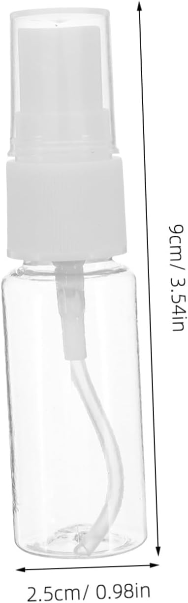 NOLITOY Portable 20ml PET Refillable Spray Bottle 20Pcs for Travel | Reusable Design, Finish, Compact Mini Profile for Trips, Makeup and Skincare Item Storage Organizer