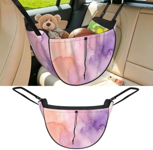 Abstract Watercolor Car Seat Organizer-Backseat Storage Bag for Travel