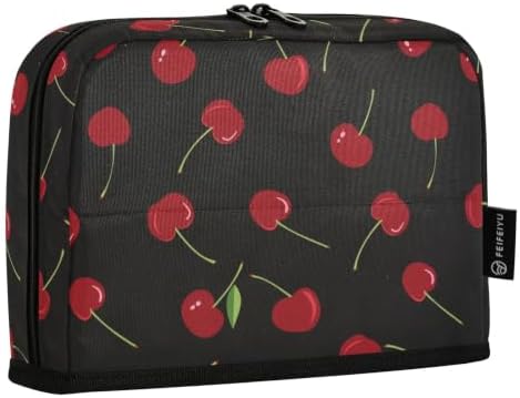 Cherry Black Pencil Case for Kids Girls Boys | Large Pencil Pouch Pen Bag Holder with Big Capacity