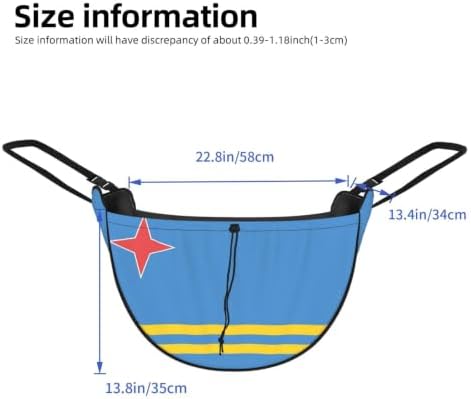 Flag of Aruba Car Seat Organizer-Backseat Storage Bag for Travel | Waterproof Durable. Holds Snacks Gear Essentials. Fits Most Cars.