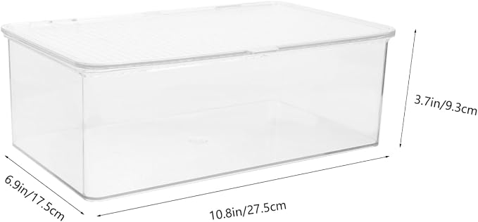 DOITOOL Cd Storage Box with Lid Capacity DVD Carrying Case Portable Organizer for and DVDs Lightweight and Design for Home Travel Use