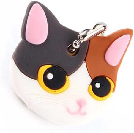 Key Caps, 3.1 x 3.5 x 1.1cm Super Funky Pet Cat Key Organizers PVC KeyIdentifier Caps KeyCovers for Standard Flat House
