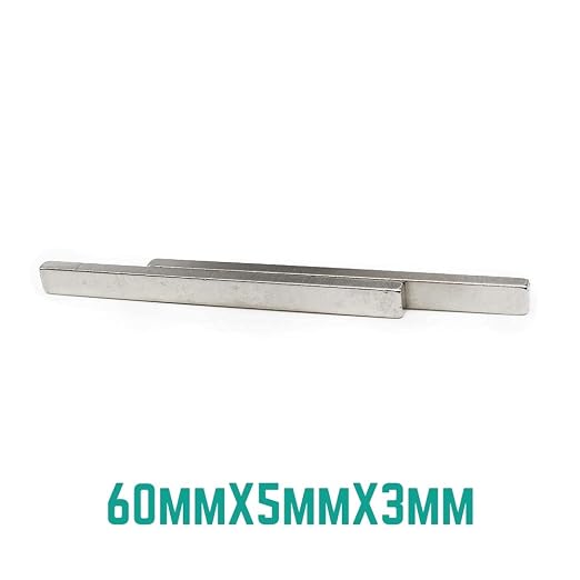 2/5/10/20/50PCS 60 * 5 * 3 Strip Block Sheet Rectangular Rare Earth Neodymium 60x5x3mm 60x5x3 Magnets(50PCS)
