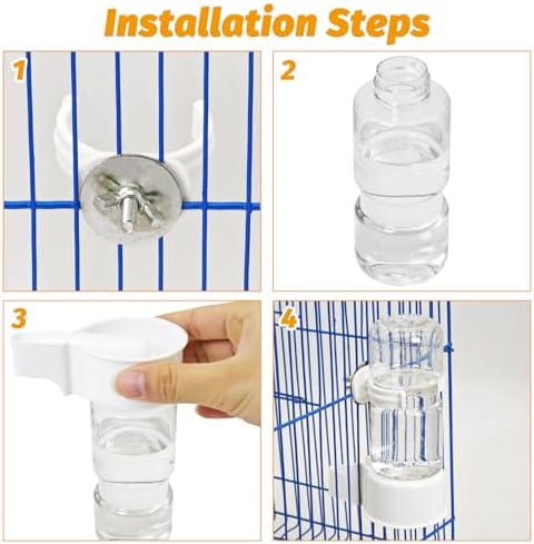BNOSDM Bird Drinking Device and Parrot Shelf Training Stand for Budgies, Conures, Lovebirds