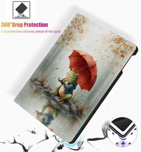 for Samsung Galaxy Tab A9 Plus/A9+ 5G 11 Inch 2023 Model X210/X215/X216/X218 Tablet Case,Auto Wake/Sleep,Adjustable Stand Protective Cover - Kitten Daisy Field