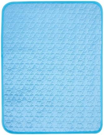 Cute Cooling Dog, Mat Anti-Slip Ice, Rug Grooming Ergonomic, Outdoor | Multiuse Summer Washable, Cat Cooling Mat, for Kennel Crate, Sofa Home Puppy, Travel Bedding Small, Medium Dog Kitten, Floor