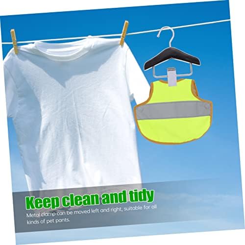 Toddmomy 1pc Pet Apparel Hanger Plastic Dog Clothing Rack Organized Dog Clothes Clip Suitable for Pet Pants Keeps Puppy Apparel Neat and Dry