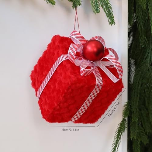 Festival Velvety Tree Hanging Decorations Assorted Holiday Ornament for Pets Durability Craft Supplies Festival Craft Ornament