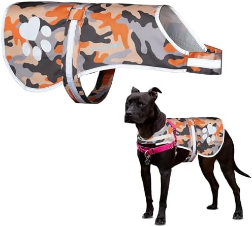 Reflective Dog Vest, Hi Vis Safety Gear for Low-Light Morning & Night Walks