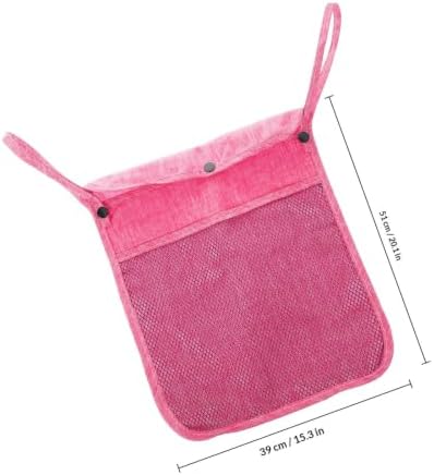 Linen Stroller Organizer Bag with Large Storage Capacity and Easy Installation, Universal Hanging Bag and Pet Strollers, for Travel and Outings