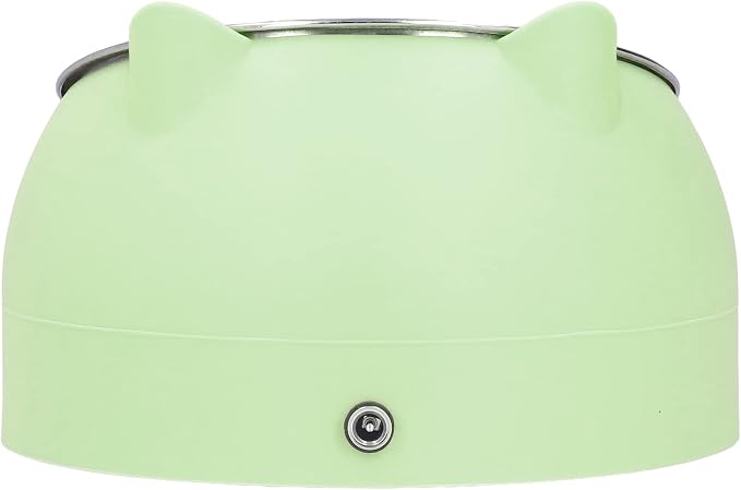 Heated Pet Bowl 1.5L Slanted Water Dispenser 15 Degree Angle On Off Switch for Dogs Cats Prevents Freezing Below 32掳F Winter Outdoor Use Comfortable Drinking Posture