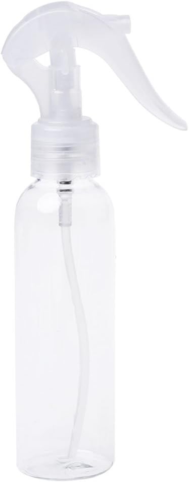 Clear Spray Bottle with Lid Empty Fillable Storage Organizer Container for Perfume Fine Mist Dispenser Storage Spray Bottle Cleaning