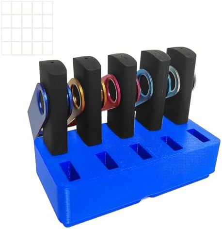 Flash Drive Desk Organizer Stand FEWINA USB Holder Storage Electronic Accessories Organizer for USB Flash Drive Stand, Thumb Drive Holder, Jump Drive Stands, Blue