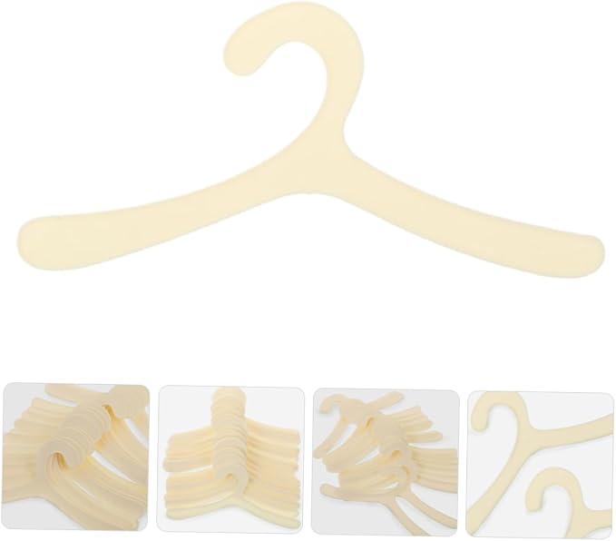24pcs Pet Clothing Hangers for Dogs and Cats Organizers for Small Pet Apparel for Closet Storage and Stylish Display