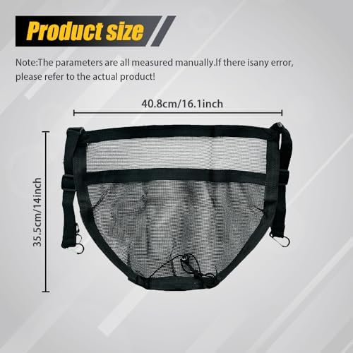 Car Mesh Organizer, Between Seat Car Organizer, Barrier of Backseat Pet Kids, Universal Car Interior Accessories Net Pocket Vehicle Mesh Organizer Suitable for Most Cars, SUVs (Black)