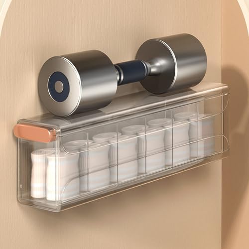 Underwear Storage Boxes Sock Organizer Dividers Transparent Removable Wall Mounted Drawer Closet Organizer for Bedroom Office PET Material 1 Storage Box 2 Patches