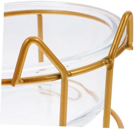 Milisten Elevated Cat and Dog Feeding Bowl Tilted Pet Food Container and Water Dish Raised Glass Bowl Protecting Spine for Comfortable Dining Experience