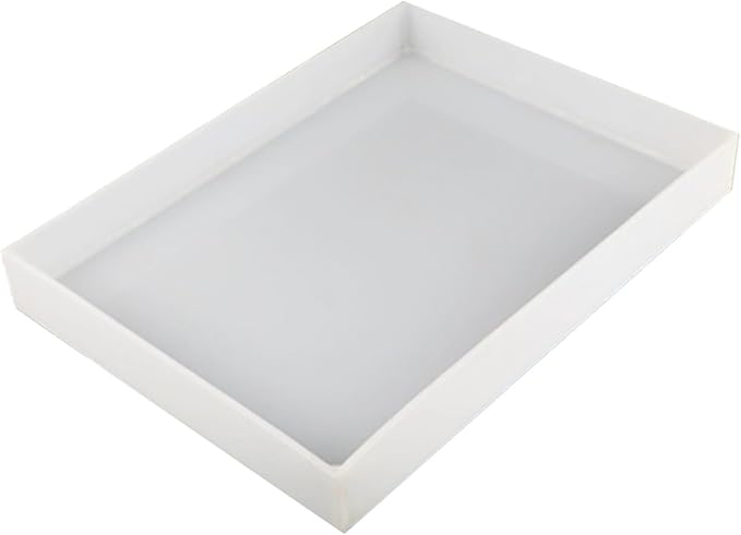 Oil Drip Pan PP Plastic, Leak-Proof Drip Pan, Dog Crate Tray Replacement, Organizer Accessory Tray for Laboratories, Homes, Kitchens, Factory(50x35x5cm/20x14x2in)