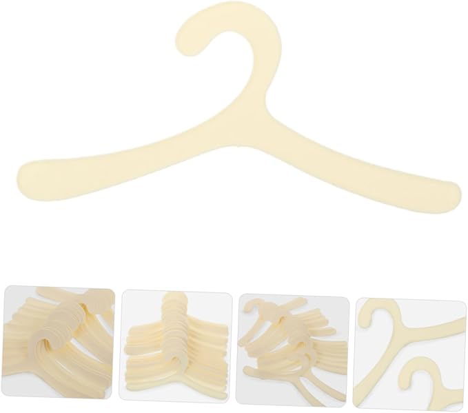24pcs Mini Pet Clothes Hangers for Small Dogs Cats Organizers for Pet Apparel Stylish Closet Rack for Effortless Clothing Organization