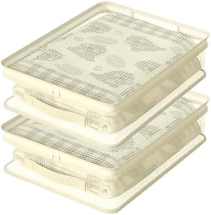 2/4 Pcs Heavy Duty Moving Bags & Blanket Storage, Large Sheet Organizers and Storage for Linen Closet, Vinyl Under Bed Storages Containers with Zippers for Comforter, Clothing, Bedding & Towe