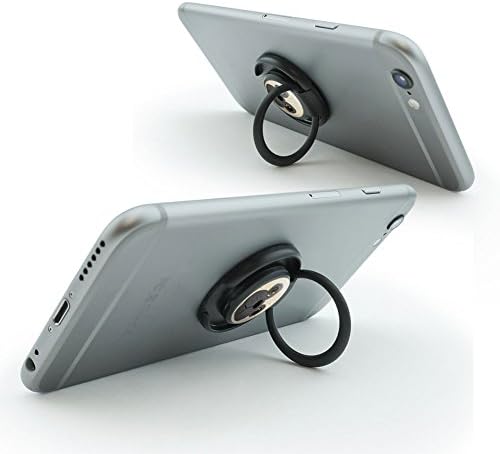 Mobile Smart Phone Finger Ring Grip Holder Stand, Pug Face Close up Pet Dog