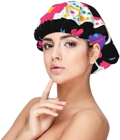Adjustable Silk Satin Night Cap Women's Men's Sleep Cap