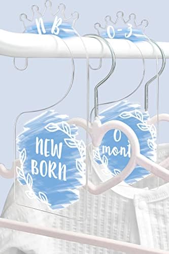 OneDream Acrylic Baby Closet Dividers, Baby Clothes Dividers for Closet