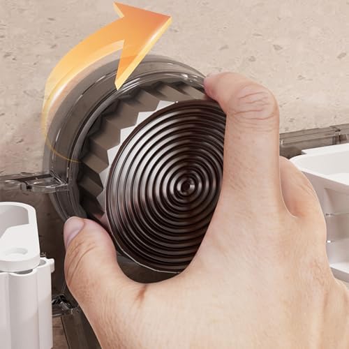 2 Pcs Adjustable Suction Cup Broom Holder & Mop Hanger No Drill Wall Mount Rack Garage Storage Space-saving Removable Organizer for Bathroom, Laundry Room, Kitchen, Home Garden, Garage Storage
