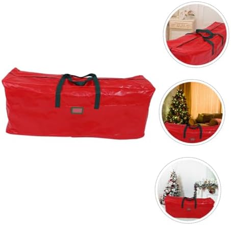 Large Christmas Tree Storage Bag with Handles Organizer for Holiday Storage Lightweight Design Easy to Carry Pouch for Xmas Tree and Seasonal Items