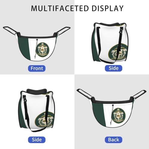 Kitchener Flag Car Seat Organizer-Backseat Storage Bag for Travel