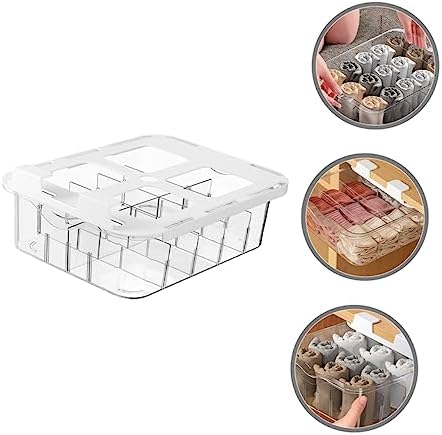 Outanaya 15grid Organizer for Drawer Underwear Storage Box Wall Socks Dividers Socks Underwear Organizer Drawer Office