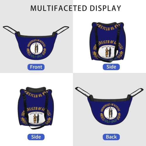 Kentucky State Flag Car Seat Organizer-Backseat Storage Bag for Travel | Waterproof Durable. Holds Snacks Gear Essentials. Fits Most Cars.
